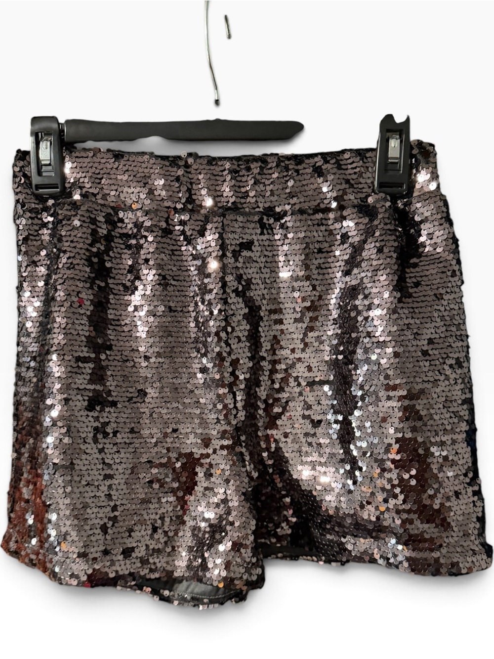 Sincerely Jules Sequin High Waist Shorts Black Size Small